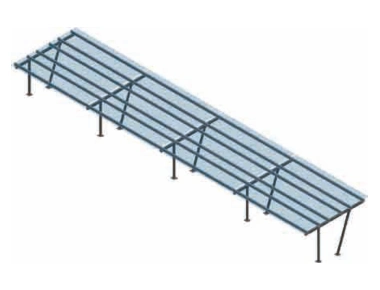 Sistema di sostetno per carport