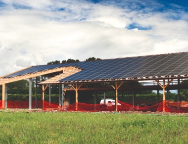 Copertura fotovoltaica a tenuta