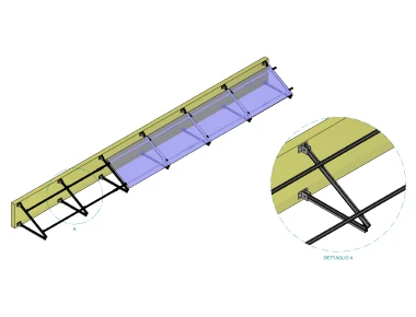 Frangisole - 1 Modulo orizzontale