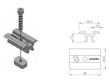 Morsetto centrale - SISTEMA OMNI FIX