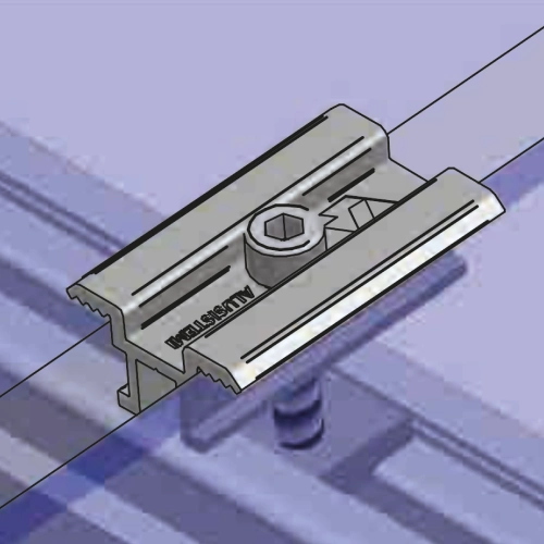 alluminio estruso grezzo, AL6060-T5 - SISTEMA OMINI FIX